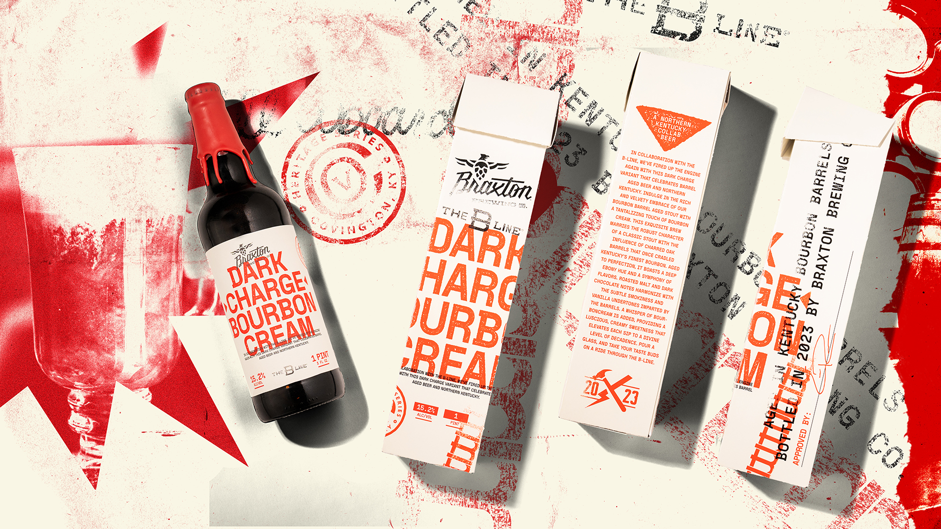 Braxton 2023 “Dark Charge” Bourbon Cream Packaging
